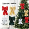 Festival Sequin Bow Christmas Tree Ornament Props