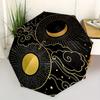 1pc Sun Moon Yin Yang Automatic Open/Close Umbrella, Portable Folding umbrella for Everyday Use yy250826043