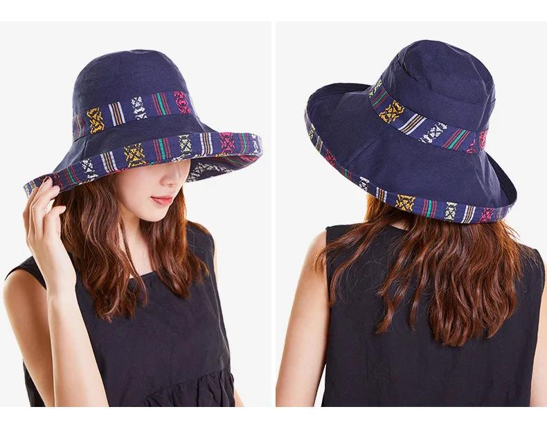 New Unisex Sun Hats Women Summer Double Side Bucket Hat Girl Pure Color Panama Fedoras Outdoor Fisherman Hat Visor Basin Cap