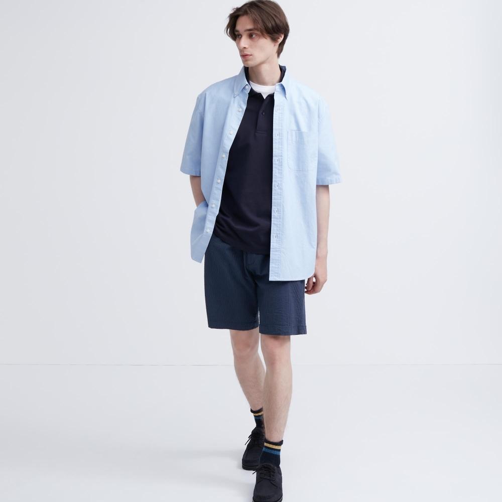 Uniqlo Japan Stretch Easy Shorts  Seersucker 
