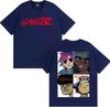Gorillaz Band Face Arts Graphic Tshirts Unisex Women Clothing Retro Cartoon Short Sleeve T Shirts Fashion Casual Oversized Tshirt