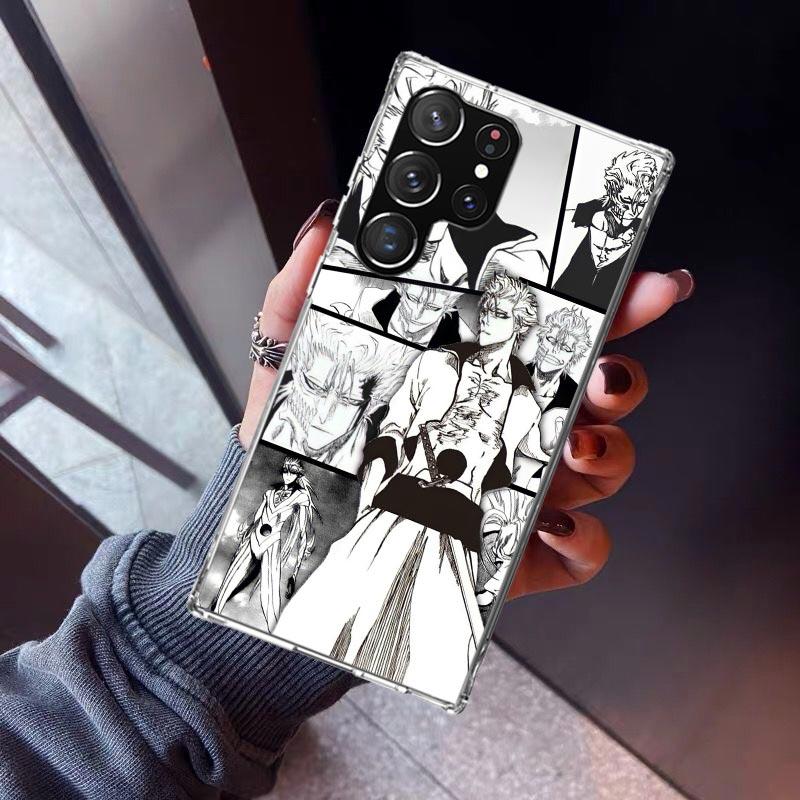 Grimmjow 6 Bleach Phone Case For Samsung Galaxy S26 S25 Edge S24 S23 Ultra S22 Plus S21 S20 FE Soft TPU Back Cover Funda Galaxy