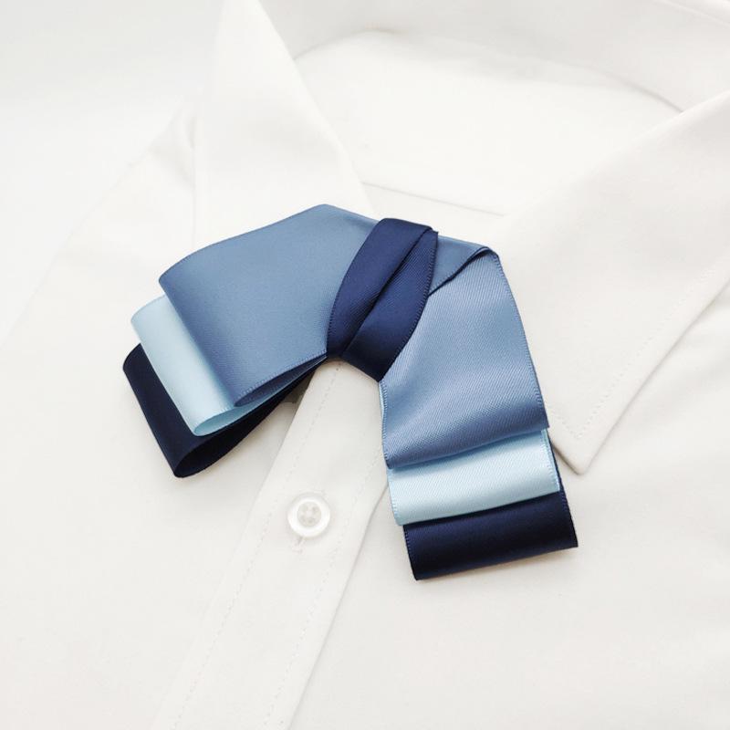 Women's Blue Flower Hair Net & Hairpin for Professionals