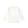 Children's 100% Cotton Long-Sleeve Crew Neck Basic Tee