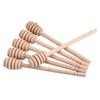 Zk30  Household Wooden Jam Honey Dipper Jar Dispensing Collecting Stirring Rod Stick 16cm