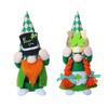 Decoração de Dia de São Patrício,Gnomos de Pelúcia de São Patrício Tomte Feito à Mão Decorações de São Patrício para Casa Escritório Ornamento de Mesa
