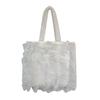 Sweet Pleated Edge Small Tote Bag for Women Tassel Designer Handbag and Purses
