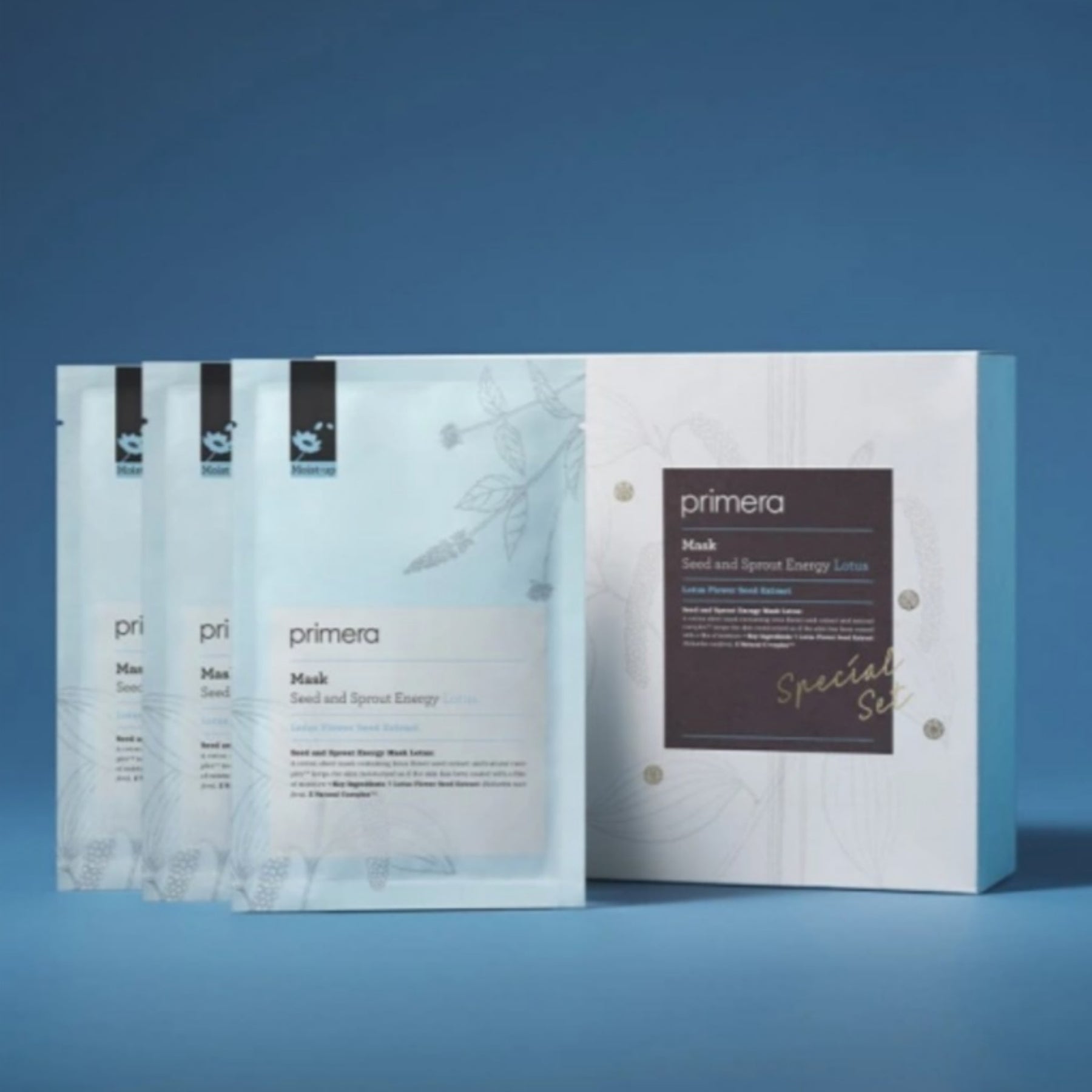 

Энергетическая маска-патч с семенами и ростками Набор 30 шт. Корейский люксовый бренд Магазин