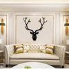 Metal Wall Mounted Deer Head Wall Hanging Home Decoration Perfect for Living Room Hotel Restaurant Bedroom