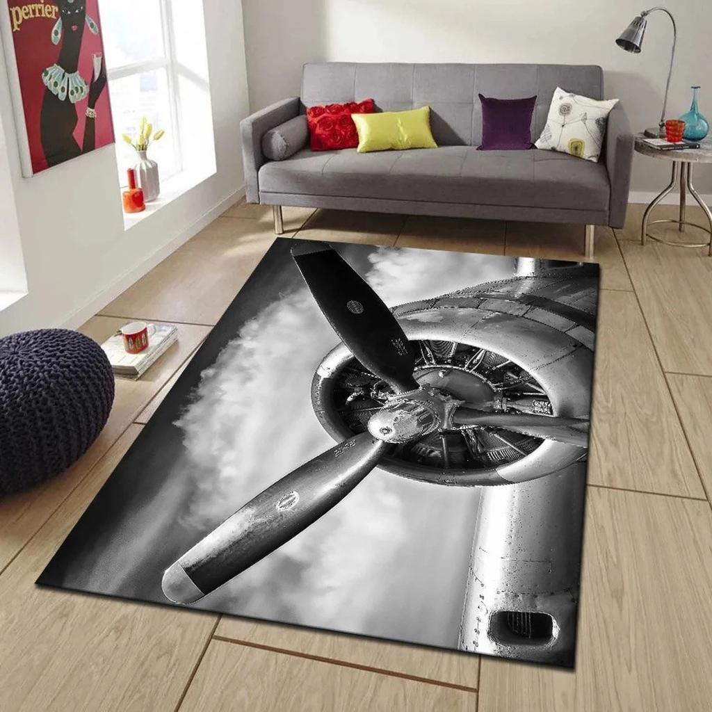 Airport Runway Large Carpet Rug for Home Living Room Bedroom Sofa Doormat Decor Kids Play Area Rug Carpet Non-slip Floor Mat