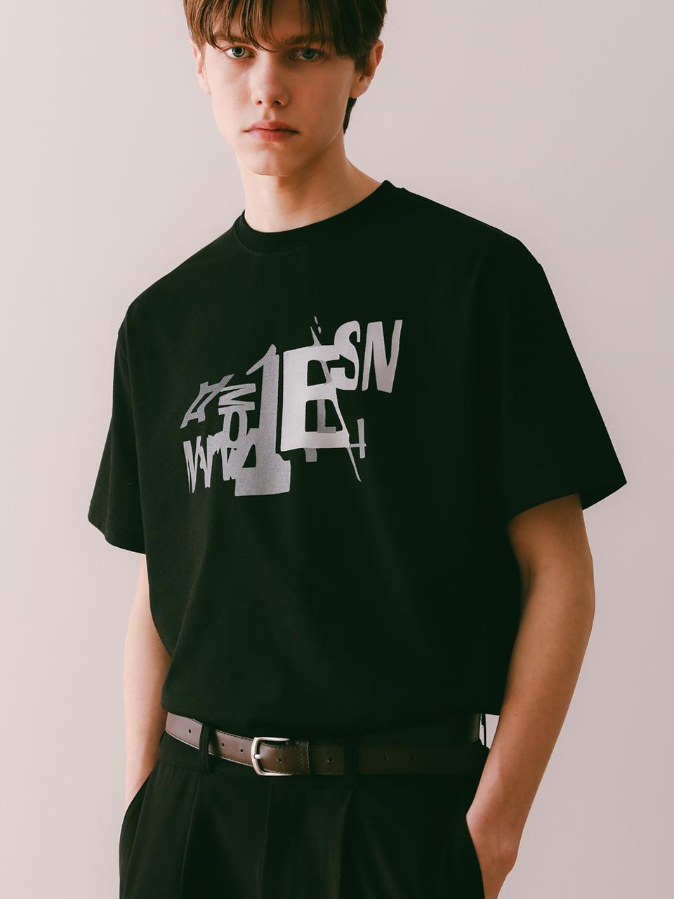Iesn Artwork Short Sleeve T-Shirt Black M