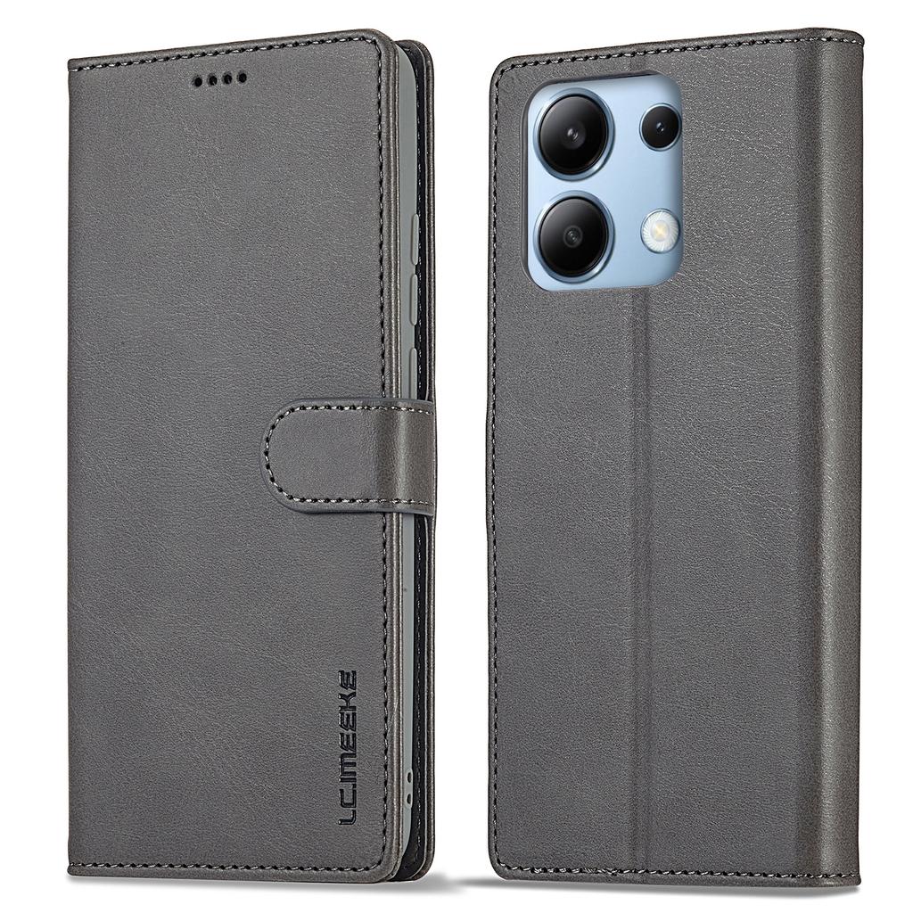 LC.IMEEKE For Xiaomi Redmi Note 13 Pro 4G/Poco M6 Pro 4G Leather Case Folio Stand View Phone Cover