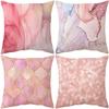 New Pink Pillow Feather Pillow Cover Home Sofa Bed Head Pillow Cover Cushion Cushion Cover