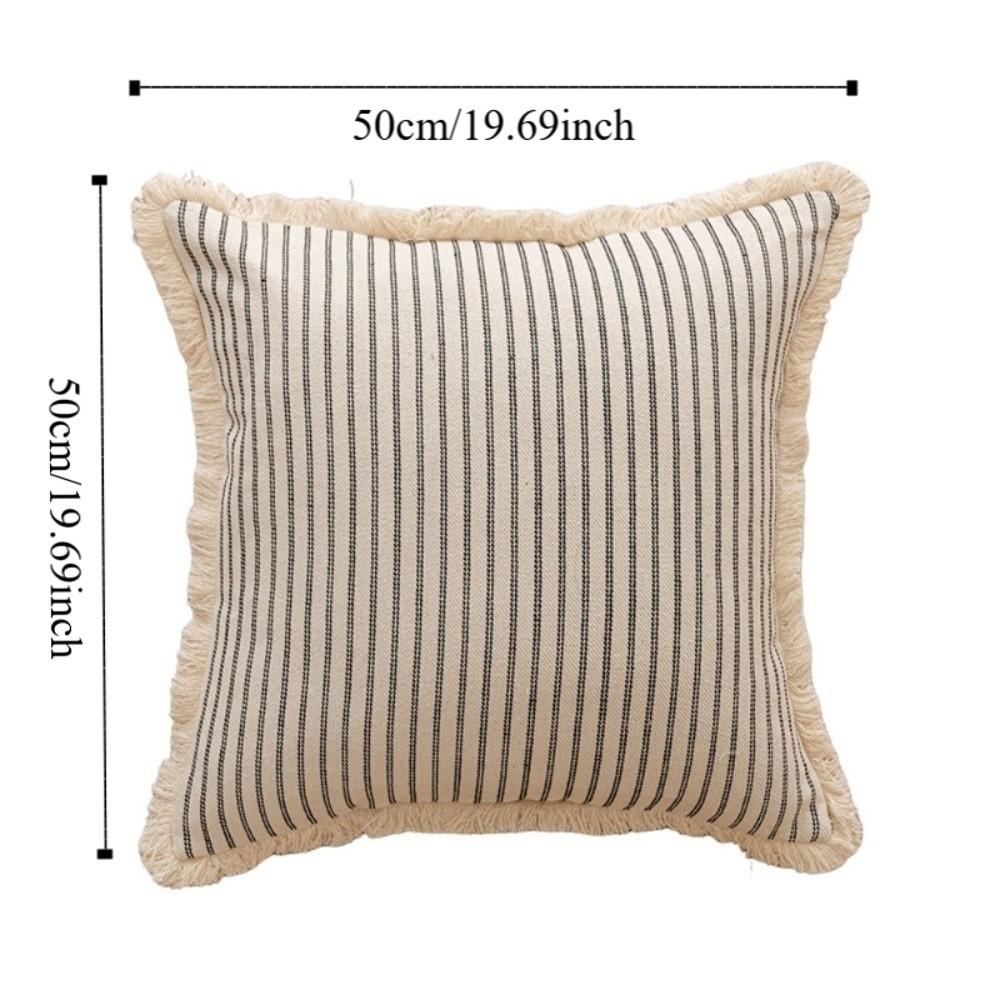 Linen Pillow Case Nordic Style Cushion Cover Practical Back Cushion Cover Living Room