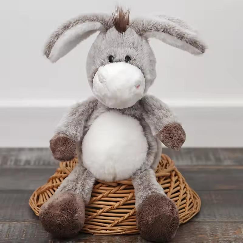40Cm Soft Plush Donkey Toys–Cuddly Donkeys For Boys Girls Babies–Fluffy Stuffed Animal For Cuddling Playing Plush Toys Decor