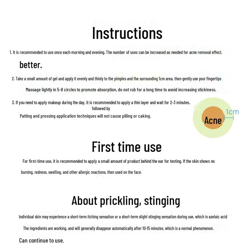 John Jeff 20% Azelainsäure Akne-Punktbehandlungsgel 15g