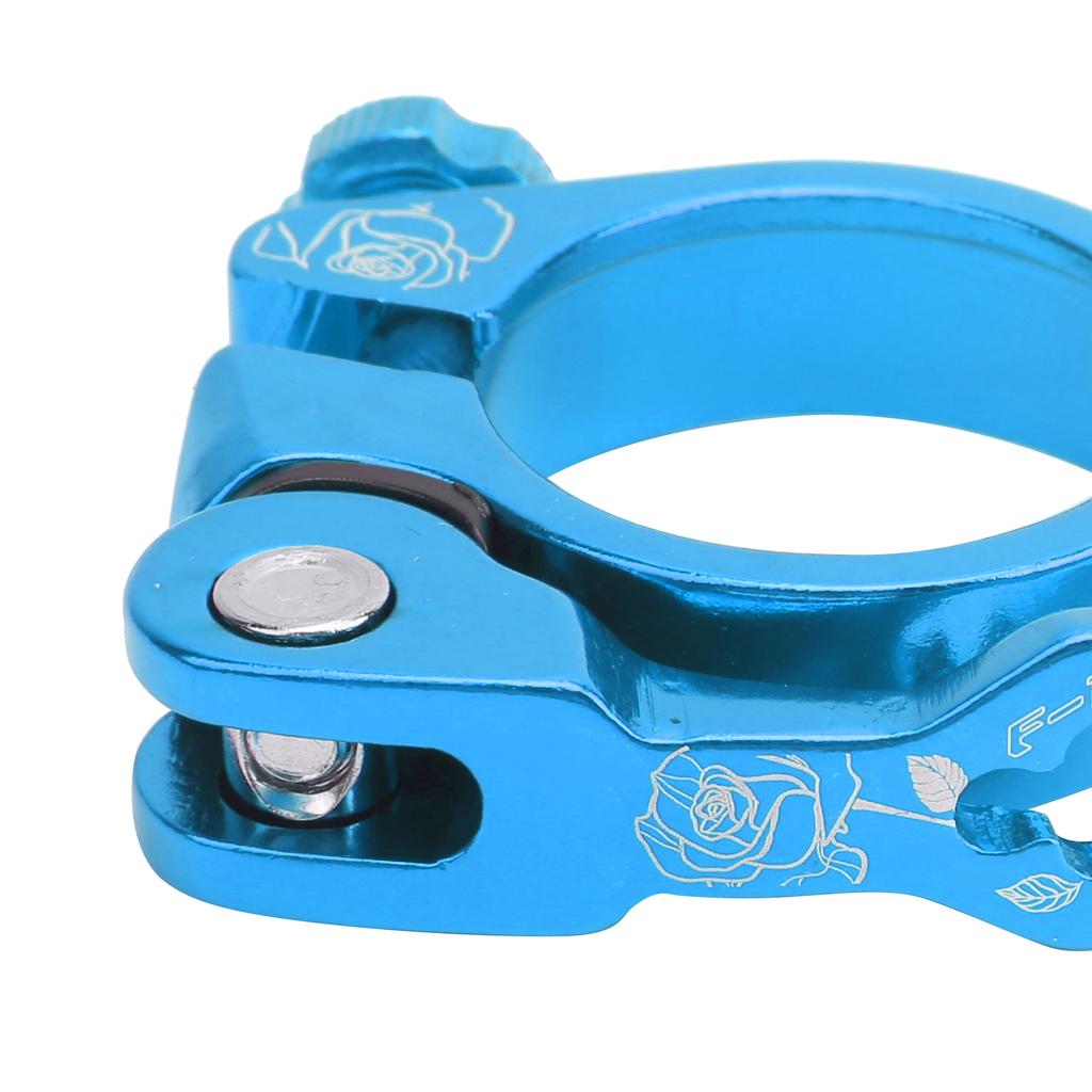 34.9mm Quick Release Seatpost Clamp Aluminum Alloy Mountain Bike Accessory