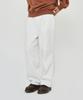 THE-ABON Goat Pintuck Pants White