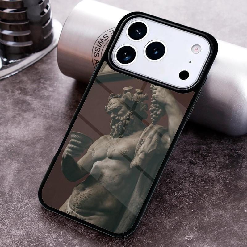 Griechische Ästhetik Gipsstatue Handyhülle für iPhone 17 16 15 Pro Max Air 14 13 12 11 Plus Stoßfeste Hülle