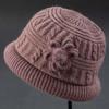New Windproof Women's Fisherman Hat Knitted Stretchy Middle-aged Hat Soft Beanies Hat Autumn and Winter Hat Keep Warm