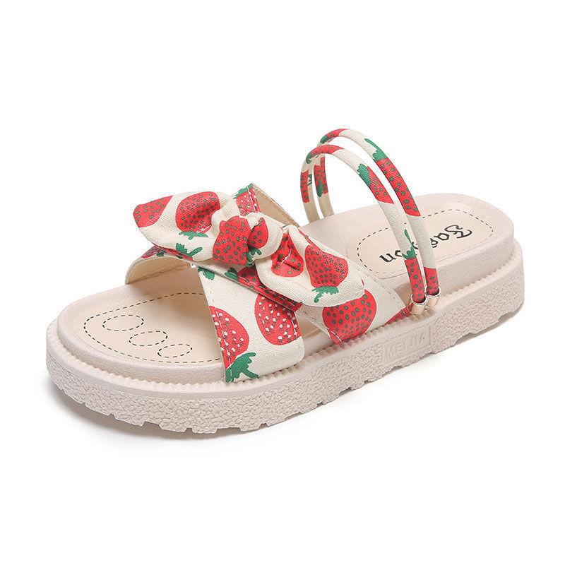 Women's Cool Slippers Summer Wear 2025 New Internet Celebrity Super Fire Home Thick Bottom Stepping On Shit Seaside Beach Sandals