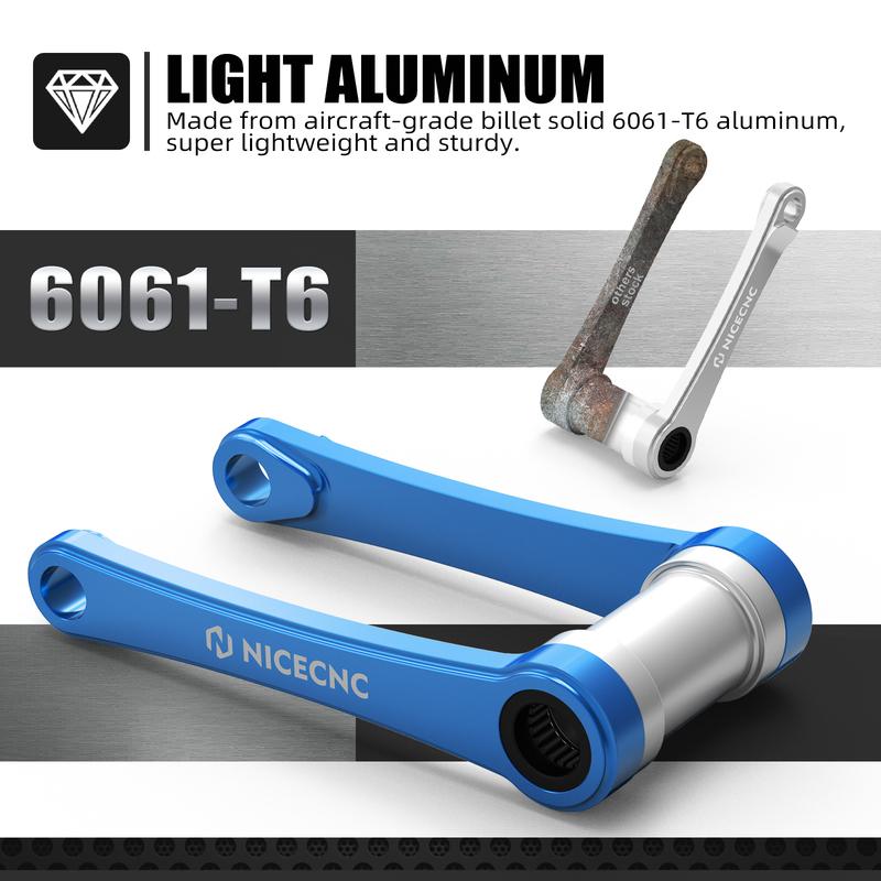 NICECNC For Husqvarna TE 300 TE 250 FE 350 FE 450 2020-2023 10-30MM Adjustable Lowering Linkage For KTM SXF 450 GasGas EC 300