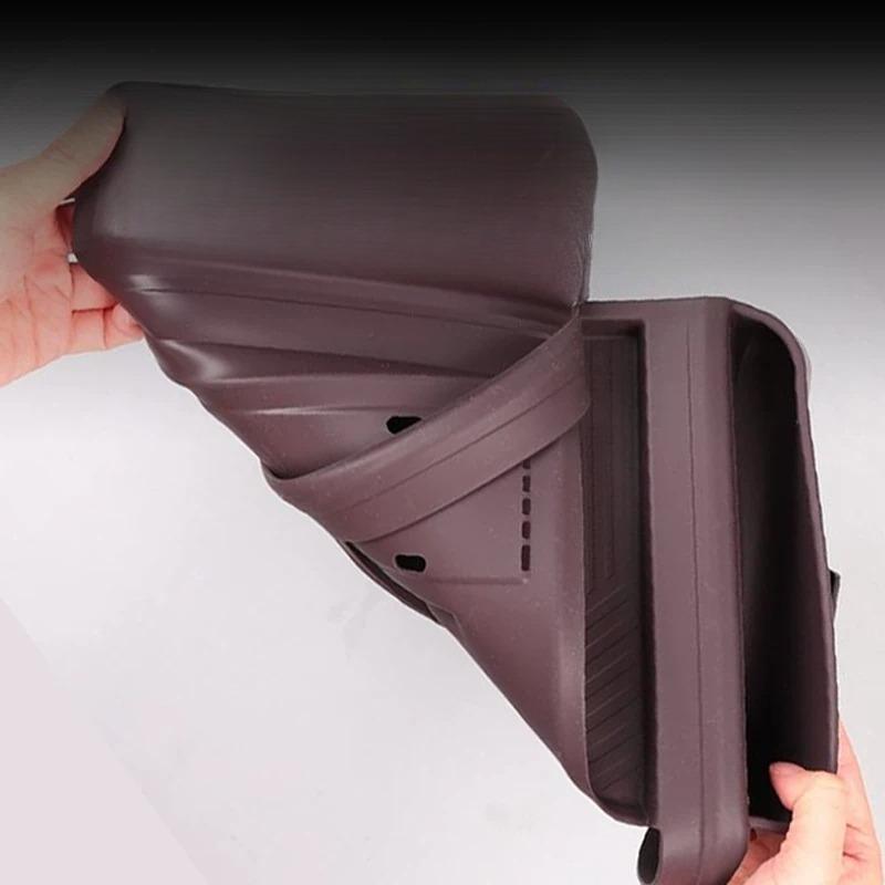 Full Wrap Silicone Center Console Mat With Side Pockets Interior Upgrade Modification Accessories For Mazda CX-6e EZ60