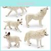 High-quality Arctic Wolf Models Featuring Howling Walking And Baby Wolf Designs