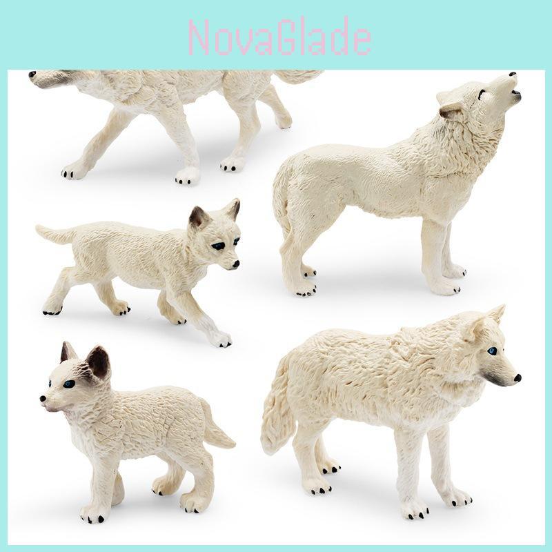 High-quality Arctic Wolf Models Featuring Howling Walking And Baby Wolf Designs