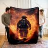 1PC Howling Wolf Under Full Moon Print Adult Children Warm Blankets Home Travel Car Soft Comfortable Suitable for All Seasons