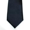 Men Polyester Soft Smooth Gorgeous Vibrant Necktie Black 59Inch