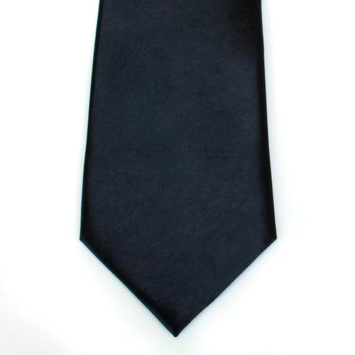 Men Polyester Soft Smooth Gorgeous Vibrant Necktie Black 59Inch