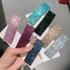 Beautiful Shiny Rhinestone Hairpins Creative Rectangular Hair Clips Woman's Hair Accessories
