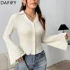 Moda dame ocazional primăvară toamnă imprimeu culoare uni mâneci lungi cu gât POLO Bluze și cămăși