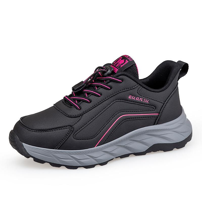 Tokyo new leather waterproof walking shoes non-slip mother shoes father casual sports shoes