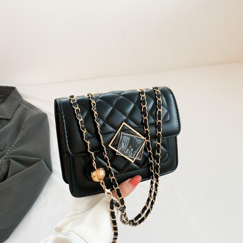 Trendy 2023 Summer Street Style Small Box Bag For Women In Multiple Colors чёрный