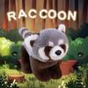 Lying Sitting Gray Raccoon Plush Toy Stuffed Animal Doll Decoration Gift Kids
