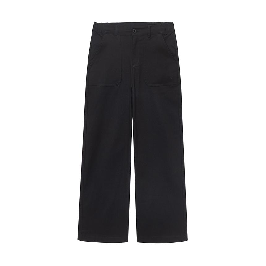 nau W Cotton Spandex Brushed Pants Black