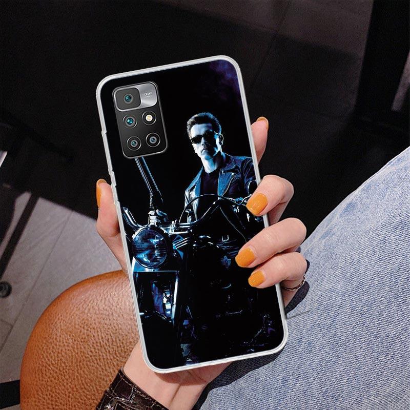 Arnold Schwarzenegger Terminator Phnoe Case for Xiaomi Redmi 12 12C 10 10A 10C 10X 9 9A 9C 9T 8 8A 7 7A 6 6A S2 K20 Pro K40 Uniq
