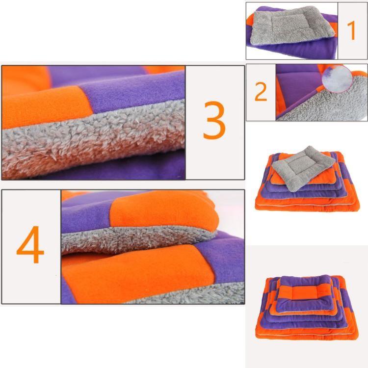Pet Bedding Mat With Pp Cotton And Flannel For Dogs And Cats Winter Comfort