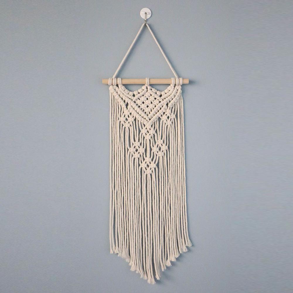 Macrame Wall Hanging Handwoven Bohemian Cotton Rope Tapestry Home Decor Boho Bohemian Woven Tapestry Wall Art Macrame Decor