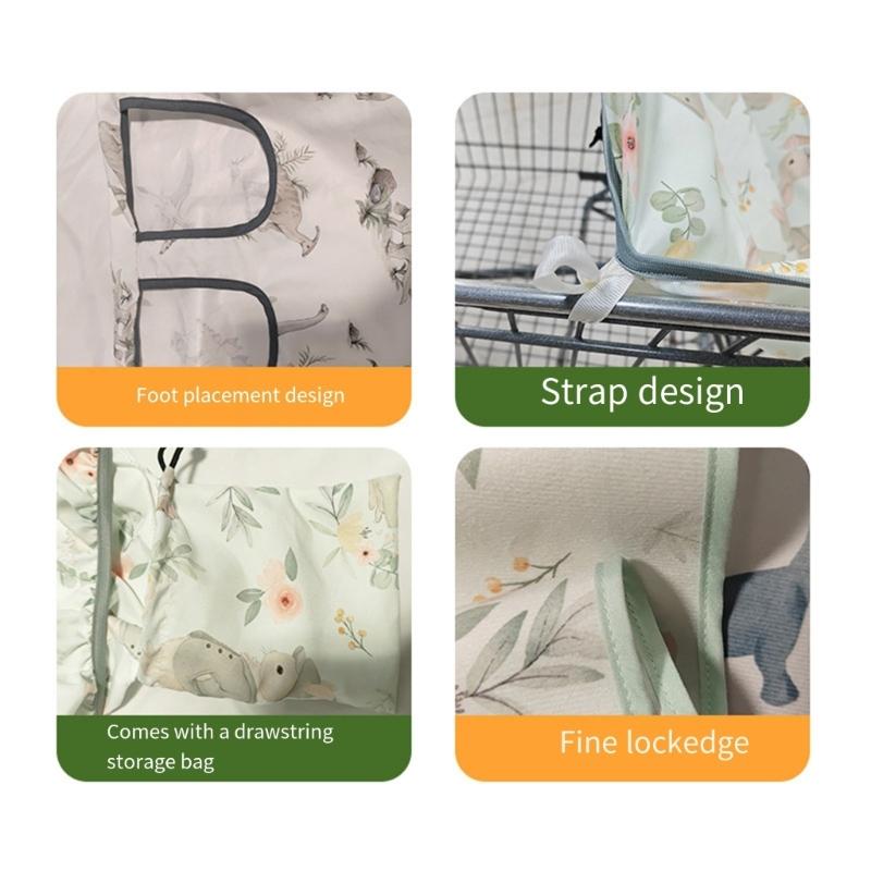 Lightweight Breathable Pram Cart Highchair Seat Cover for Baby 6 Months To 4 Years Machine Washable Neutral Design