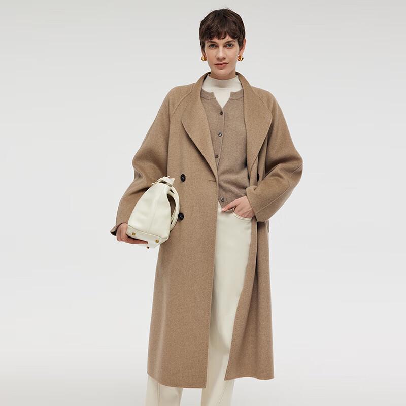 GOELIA Unisex Winter Cashmere Lapel Coat