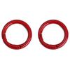 2/5/10Pcs Alloy Spray Painted Open Ring Spring Buckle Clasps For Key Bag Accessories