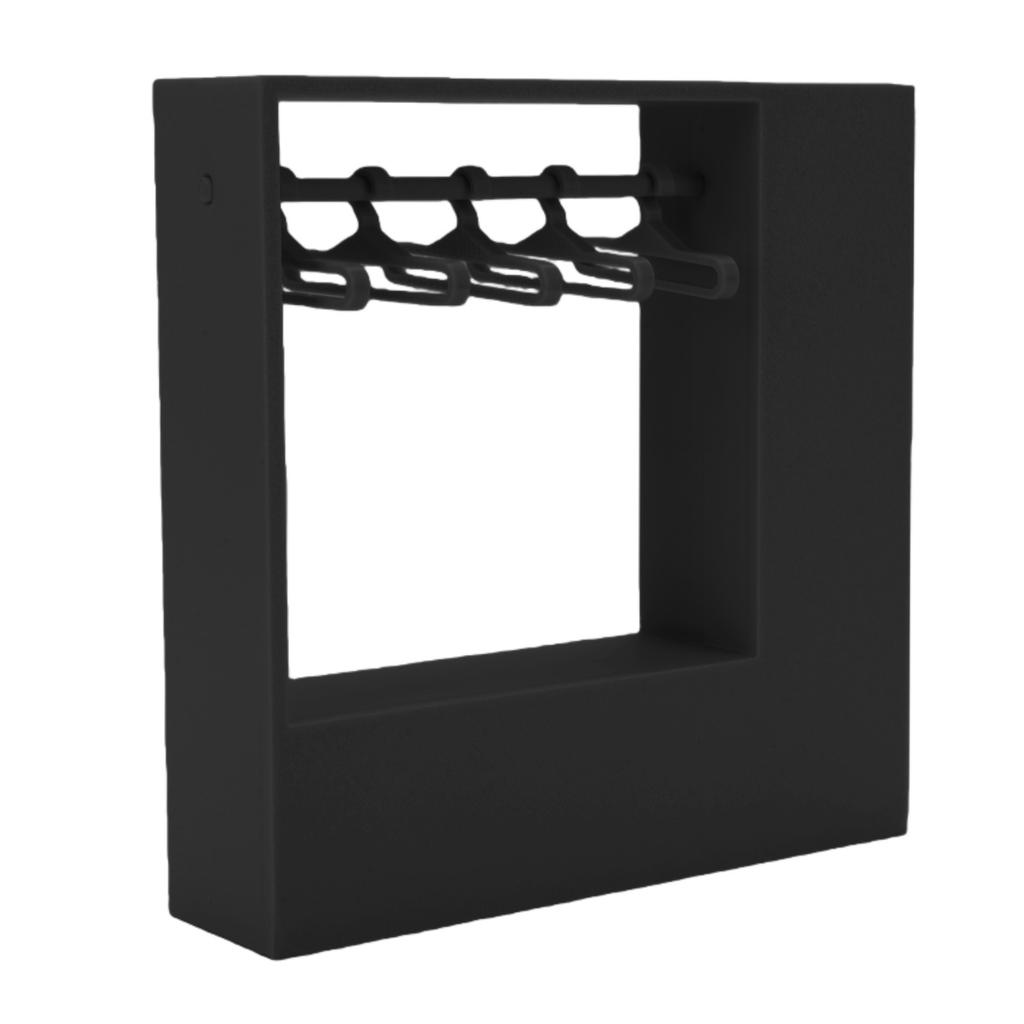 Doll Clothes Closet Wardrobe with 10 Hangers Doll Accessories Display Box Figures Clothing Storage Cabinet