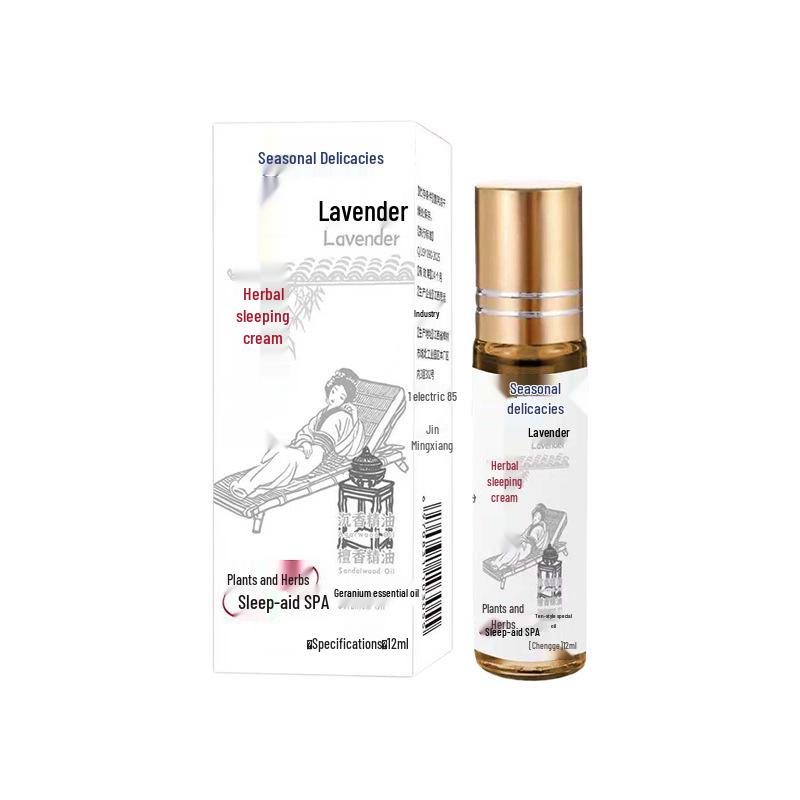 Lavender Herbal Sleep Aid Balm 12ml - Soothing Massage Essential Oil