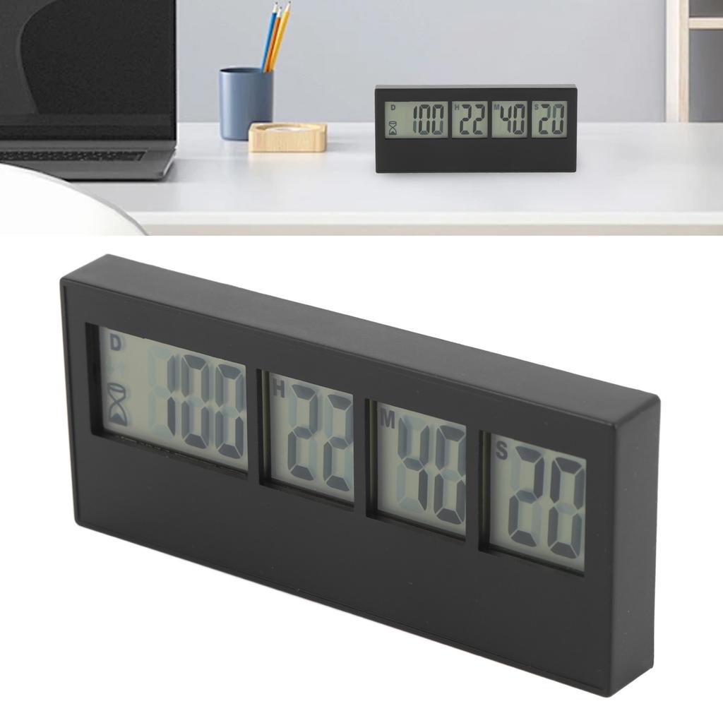 999 Days Countdown Clock Large Screen Stylish Easy To Set Count Down Days Timer for Wedding Holiday 