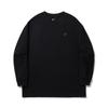 Li Ning Vital Series Comfortable Casual Simple Loose Round Neck Pullover Sweatshirt Unisex Sweatshirt Black AHSU927-2