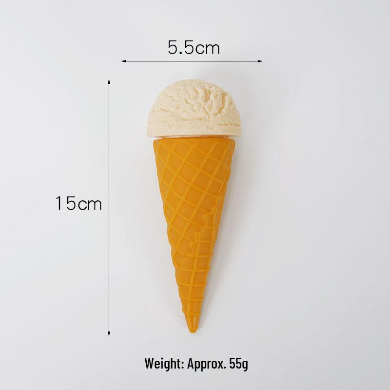 Creative DIY Ice Cream Cone Model Toy - Fun Dessert Decoration Prop