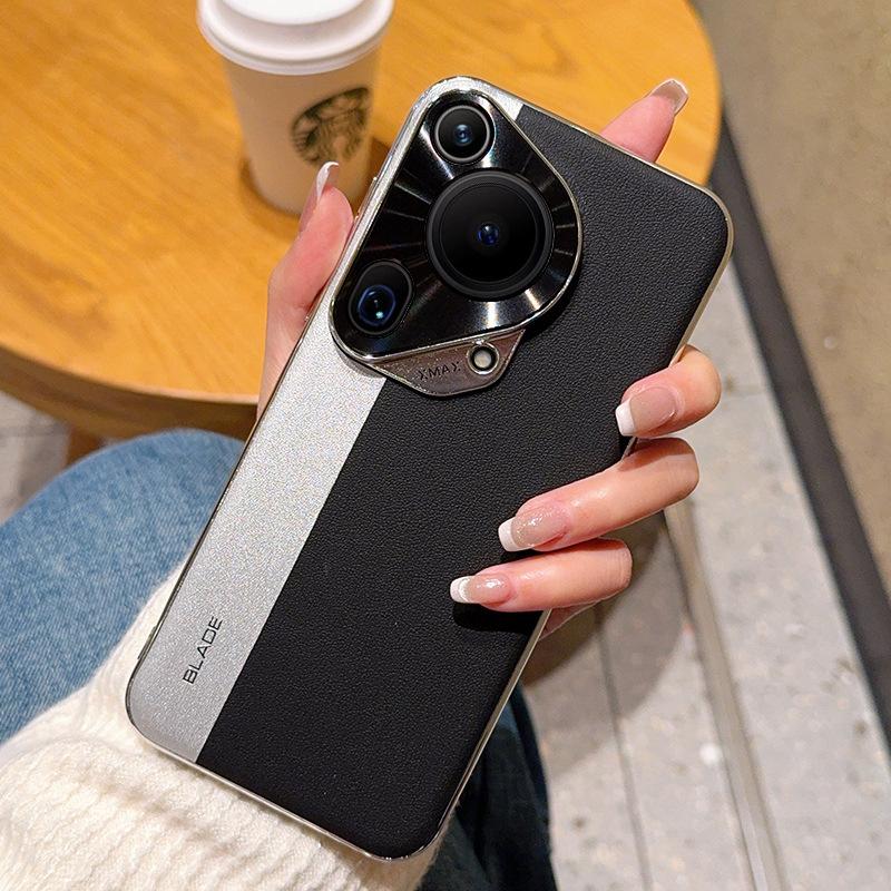 Applicable To Huawei Pura90 Mobile Phone Case Pura80/70 Electroplating pura90Pro Color Matching P90promax Hard Case